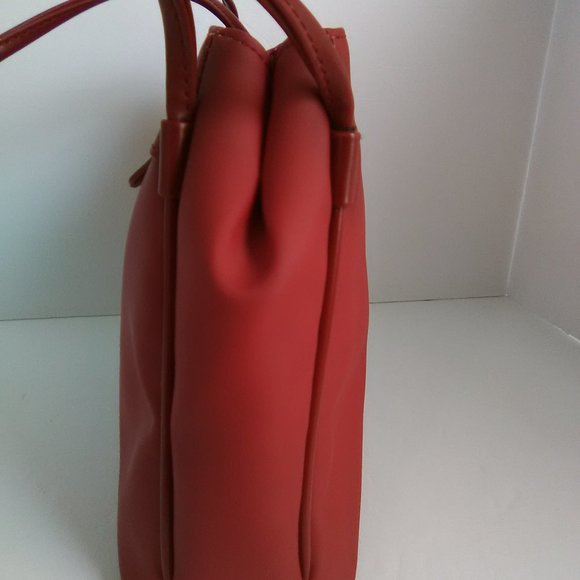 Vintage Esprit Red Medium Size Shoulder Bag/Pocketbook - Picture 3 of 13